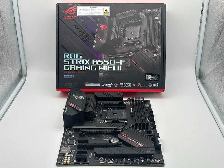 ROG Strix B550-F Gaming WiFi II + RYZEN 7 5800X 8-Core  (4.7 GHz ) AM4