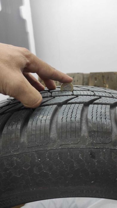 4 бр. Continental WinterContact TS 870 P 235/55 R19 – DOT 2024, отлично състояние