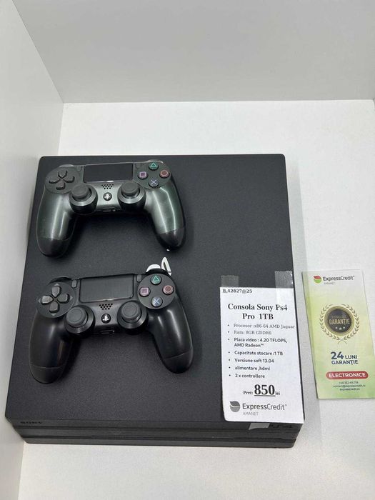 Consola Sony Ps4 Pro 1 TB (Ag25 Belvedere B.42827) Garantie 2 ani!