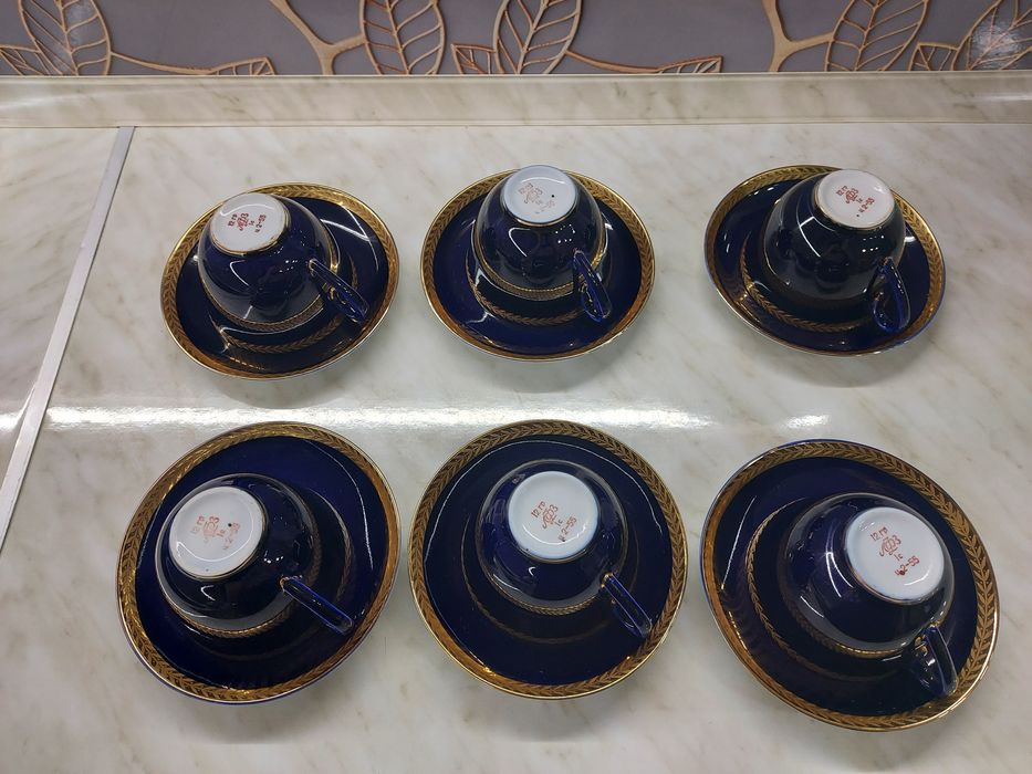 Фарфоровая чайная пара ЛФЗ