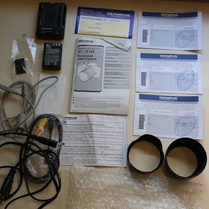 Камера Olympus E-510 с двумя объективами в идеале