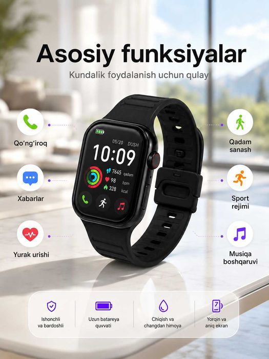 zamonaviy smart soat