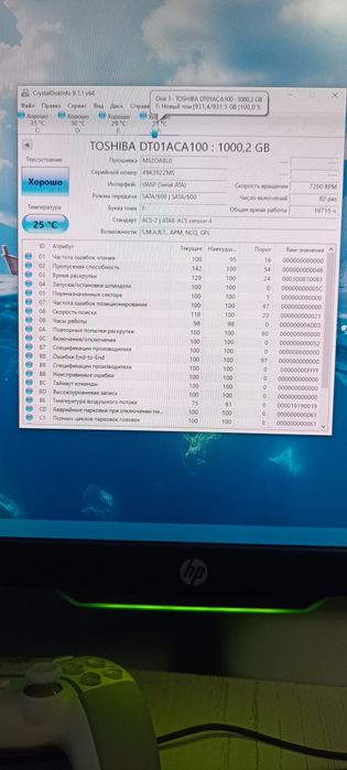 Жесткий диск Toshiba 1tb