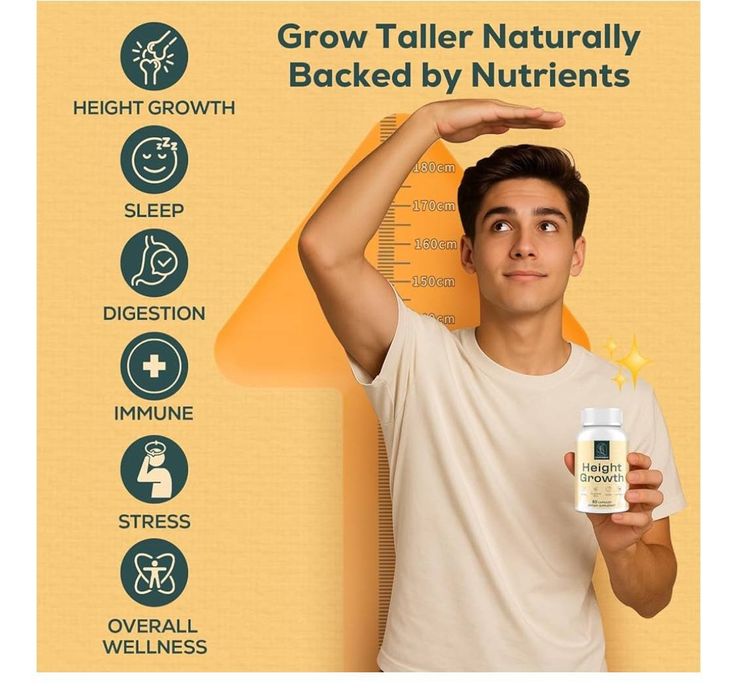 Height growth,boy ostirish,для роста,25 in 1, 65 kapsula,Kuchli formul