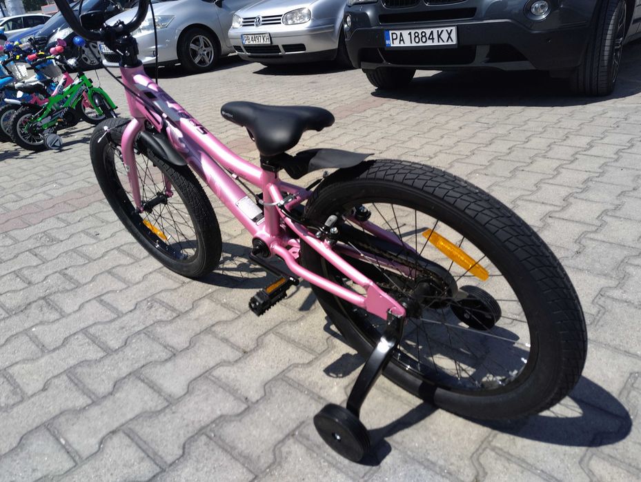 X Детски алуминиев велосипед 20" SPECIAL розов