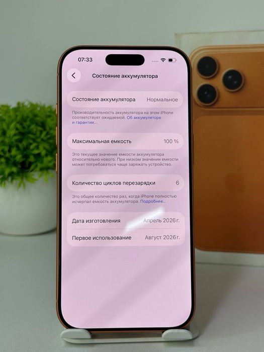 iPhone 17 Pro | 256gb | Akb 100% /  Цп 6