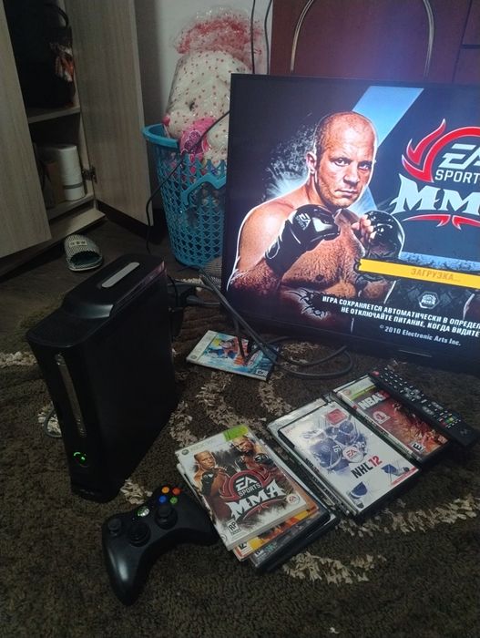 Продам Xbox 360 и 15 игр