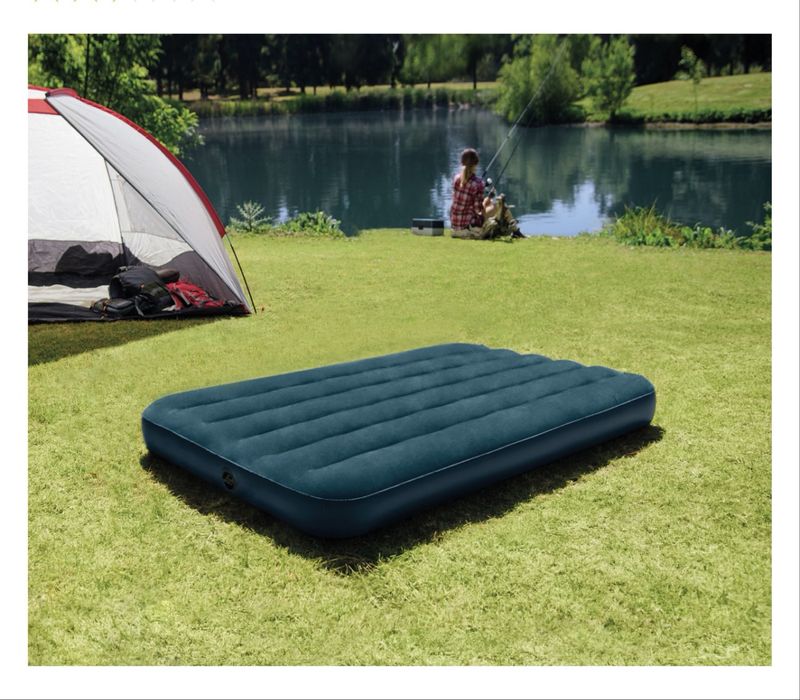 Надувной матрас  INTEX «Twin Dura-beam Midnight» 99x191x25 sm