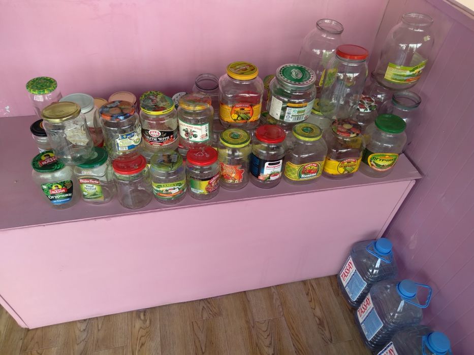 Комнатные цветы, банки