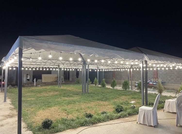 Аренда шатер, стол стулья