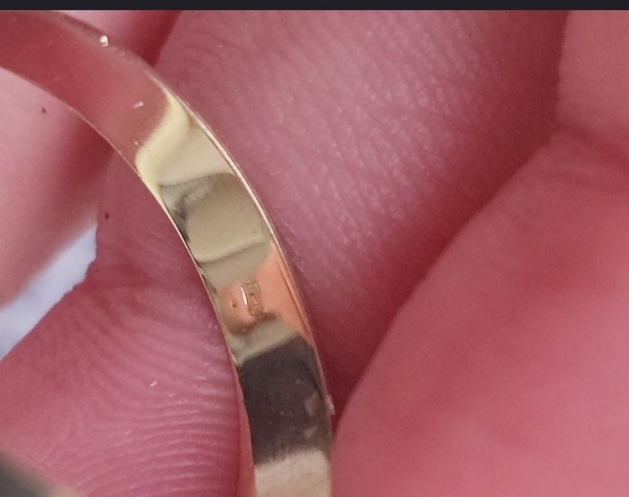 Ghiul/Inel Aur 14k(585),6,54 grame ,măsură 27/67,piatra onix