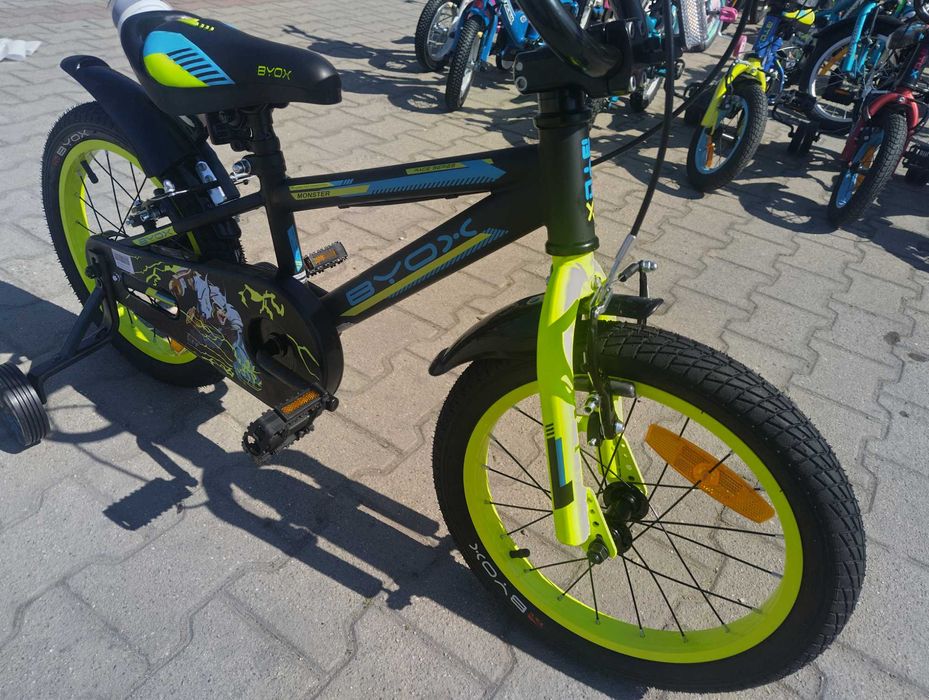 X Детски велосипед 16" MONSTER черен