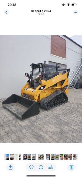 Bobkat KAT 257 b pe senile