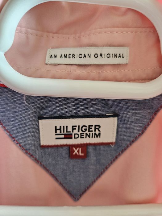 camasa originala roz pal,Tommy Hilfiger,XL