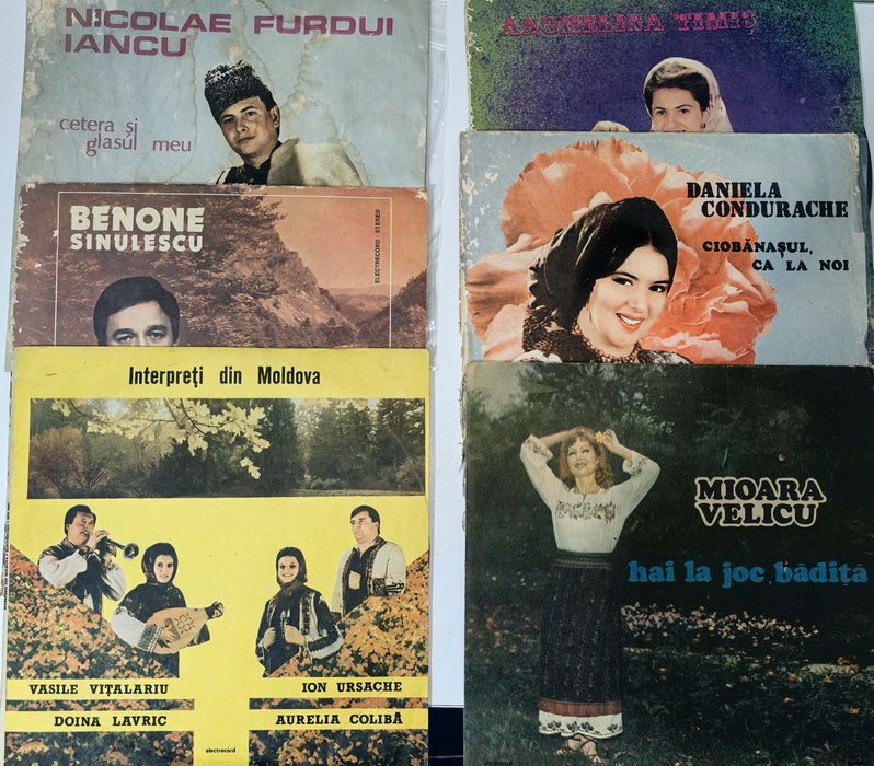 Viniluri muzica populara Furdui Iancu Benone Sinulescu Mioara Velicu Daniela Condurache Anghelina Timis