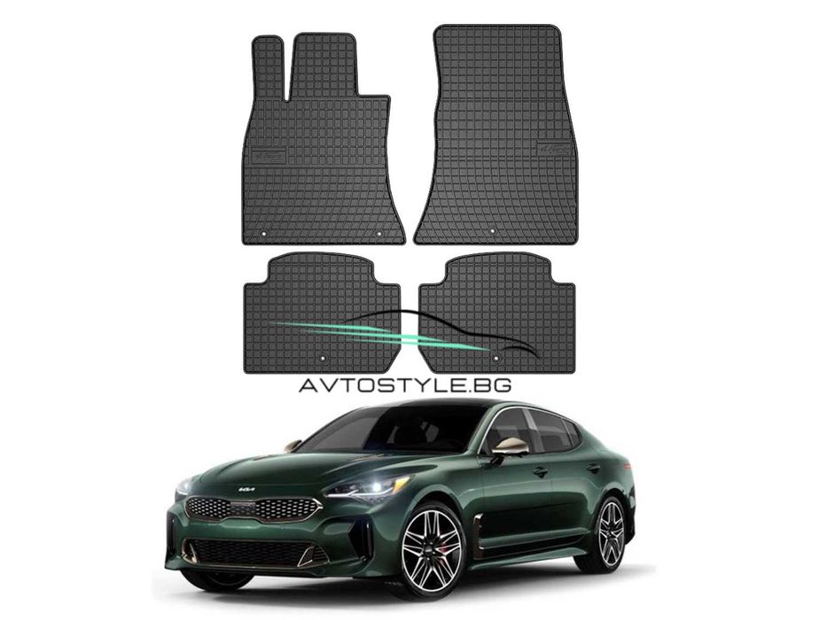 Гумени стелки зa Kia Stinger 2017-2023 г., Frogum - El Toro