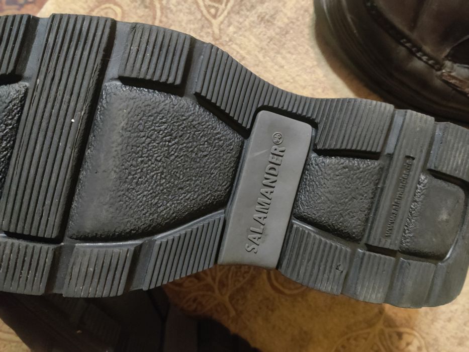 Мъжки зимни кожени боти Salamander.Размер 45,5