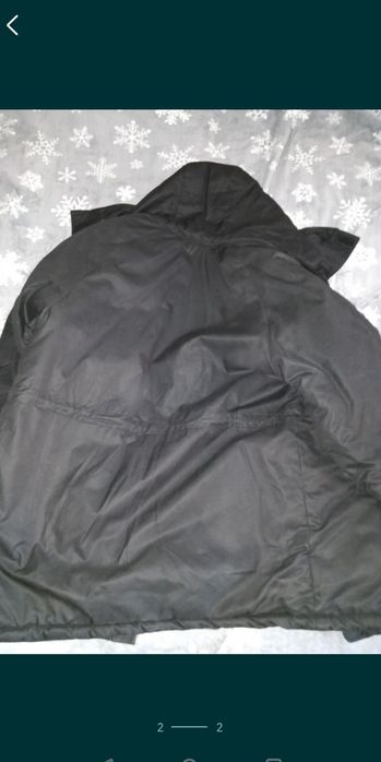 Geaca de iarna termoizolant  pe culoarea neagra, 54/2 pentru vânătoare