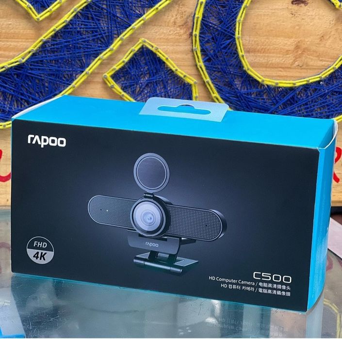 Веб-камера Rapoo C500 4K/30Fps с автофокусом Вебкамера