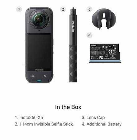 Экшн-камера Insta360 X5 Starter Bundle – Оригинал