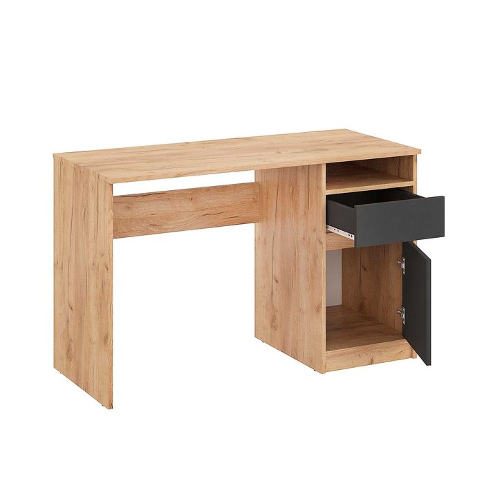 Ново! Бюро Компанит Аспирант (дъб крафт златен/комбинация)