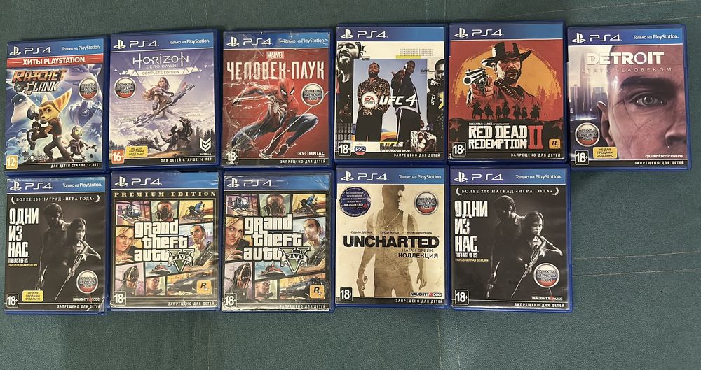 Продам диски playstation 4