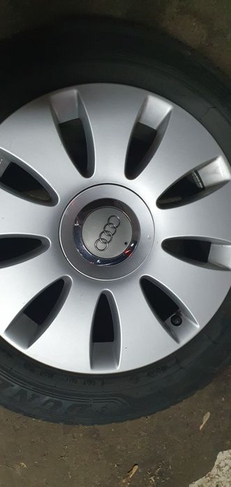 Jante originale Audi A6 si anvelope vara Dunlop 205/60/R16