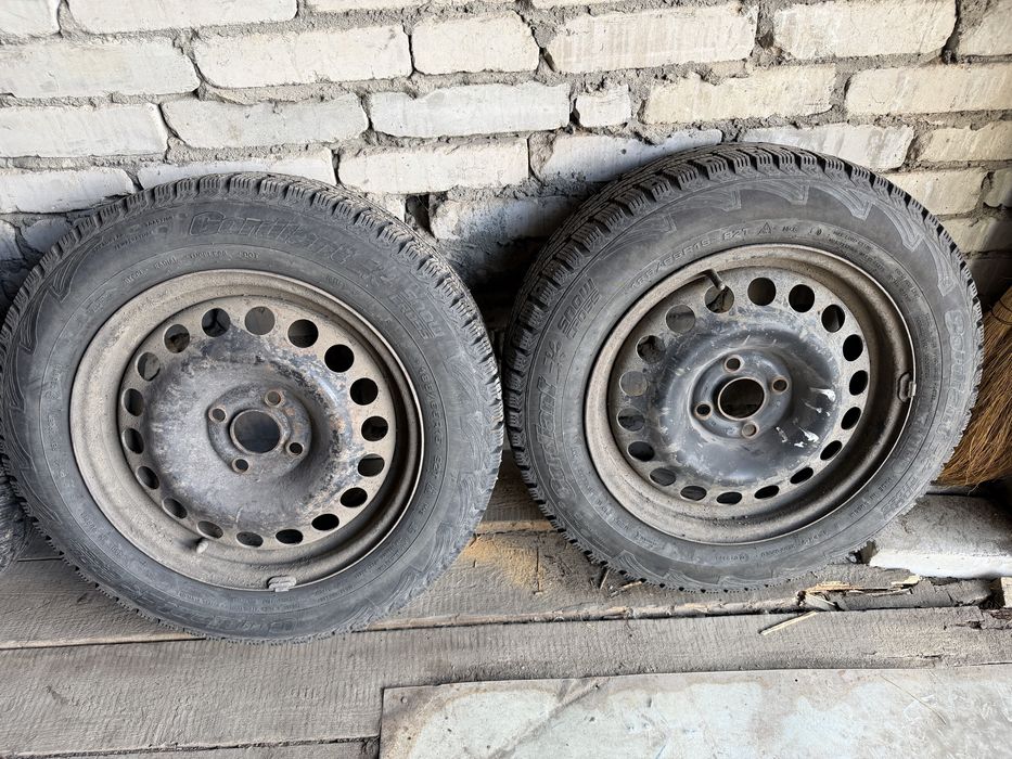 Диски с резиной R15 4/100 зима