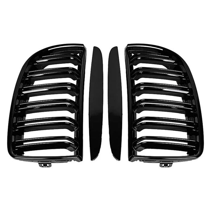 Grile Nari Duble BMW E90, E91 Negru Lucios (2005-2008) NOU!