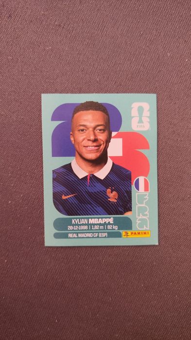 Sticker mbappe panini