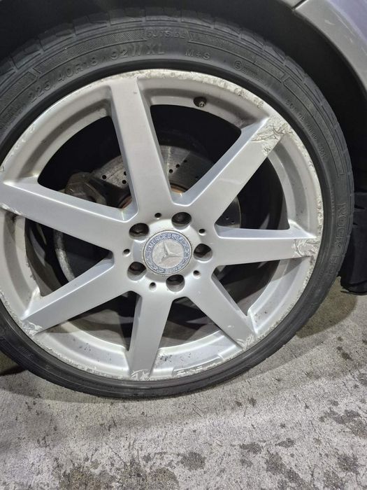 Джанти с гуми 18" 5х112 мерцедес AMG оригинал