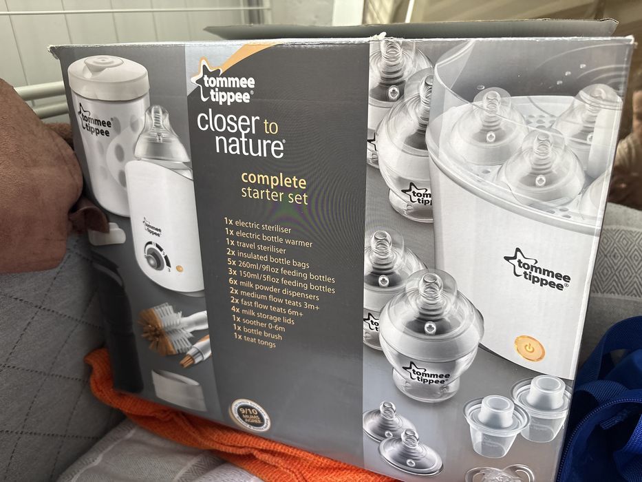 Set biberoane si sterilizator Tommee Tippee