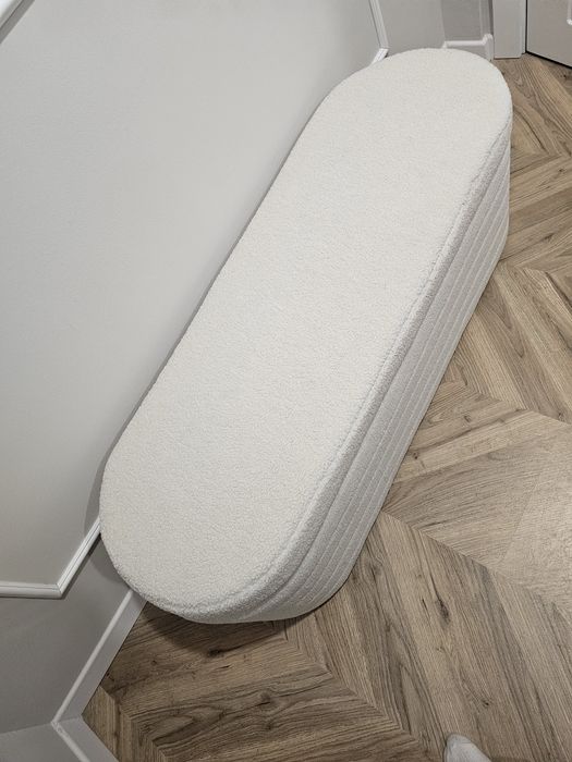 taburet bucle crem/ teddy bear