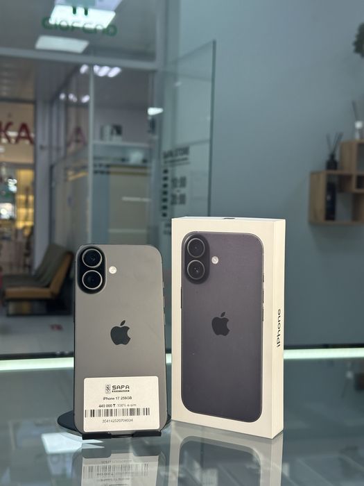 айфон 17 черный е сим