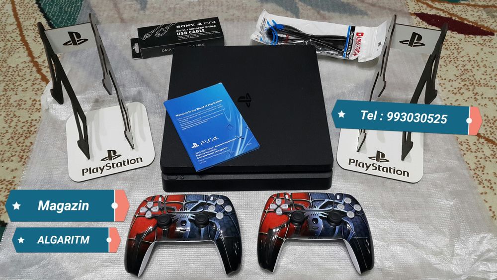 Playstation 4. Slim HDR + 2ta Exclusive Joystick. VZLOM.