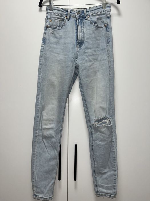 Сини дънки Stradivarius