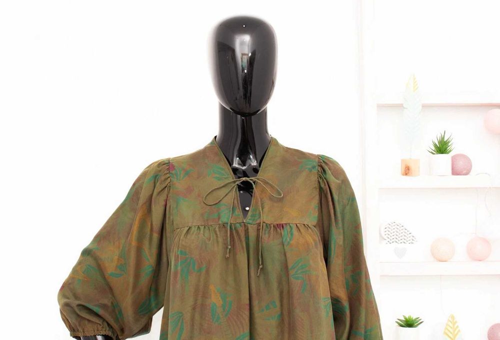 Zadig&Voltaire оригинална дамска рокля флорална 100% коприна S