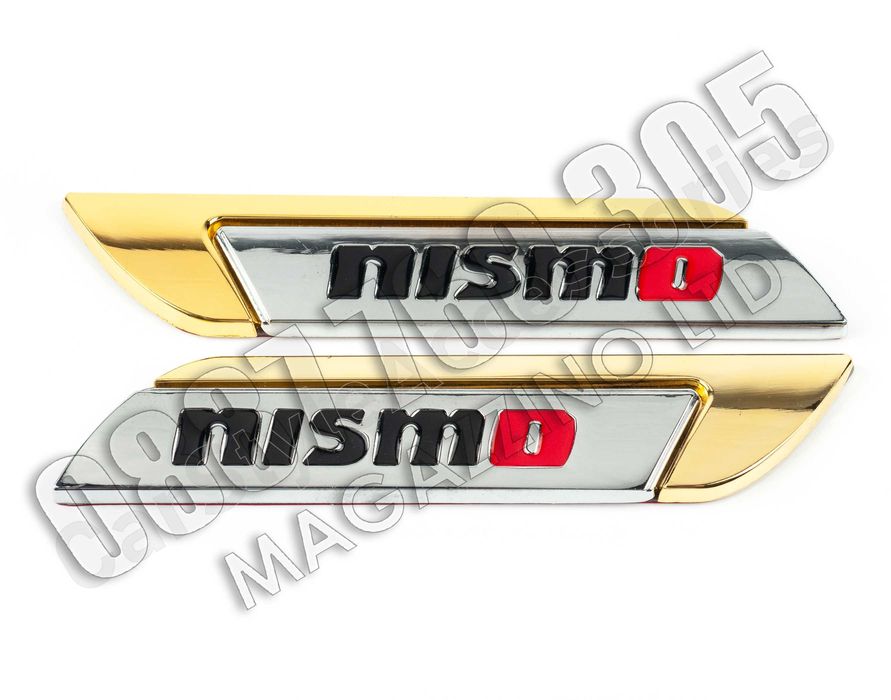 2бр. Емблеми за Нисан Нисмо Лява и Дясна Метални Nissan Nismo