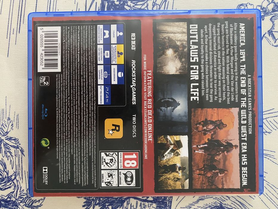 Игра на PS4,5 RDR2