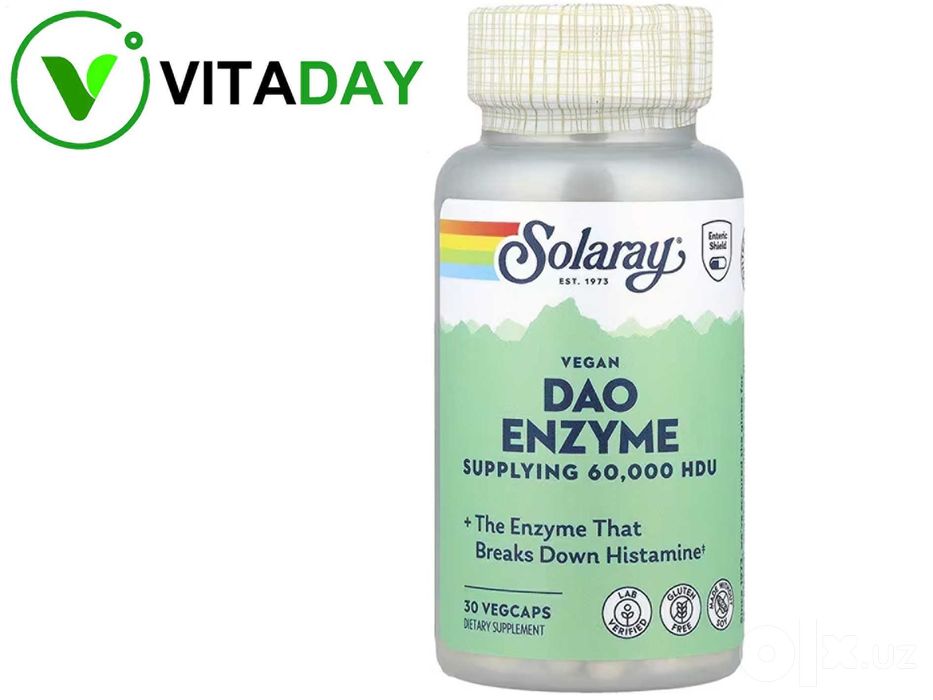 Solaray DAO Enzyme веганский фермент DAO