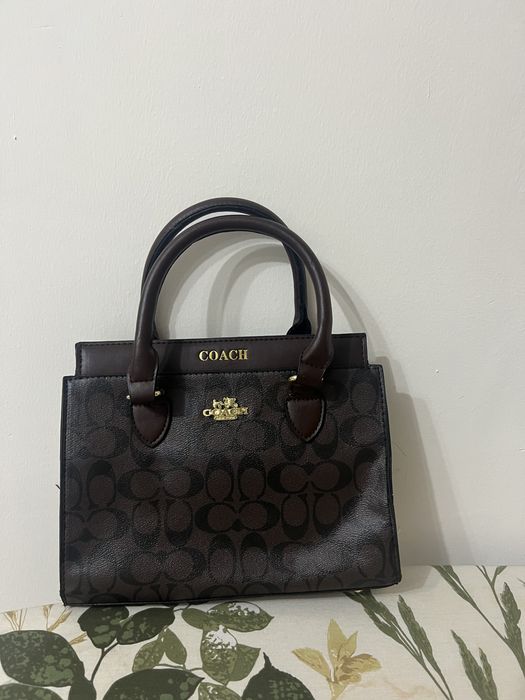 Сумка coach для университета, для школы, самое то