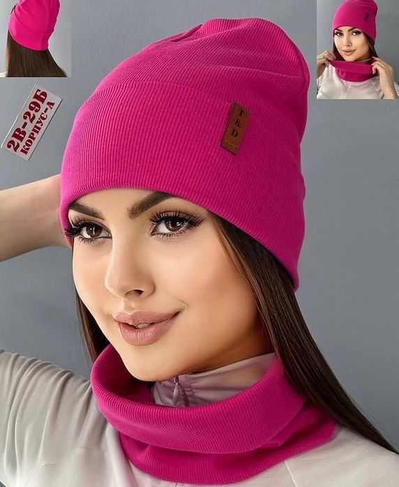 Копмлект шапка снуд весна