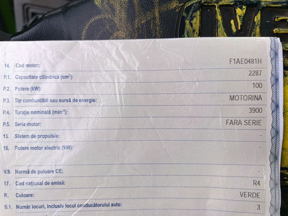 Vând iveco daily 2009 2.3 diesel