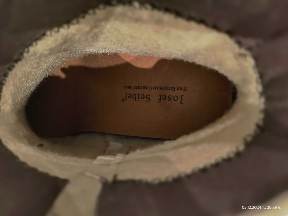 Дамски боти естествен велур Josef Seibel - нови