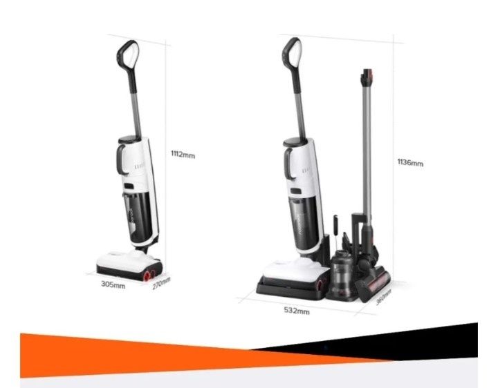 Пылесос Roborock Dyad Pro Combo H1C1A белый, черный