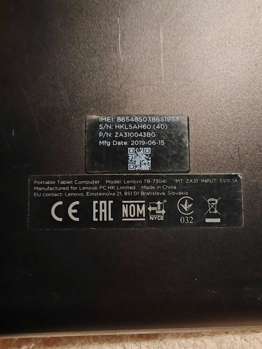 Tablete fara incarcatoare cu mici defecte