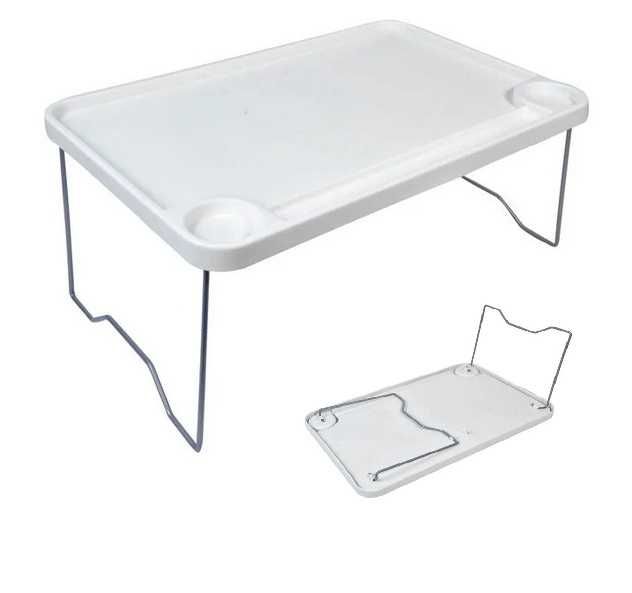 Маса тип поднос с метални крачета, Помощна масичка, 58x36см