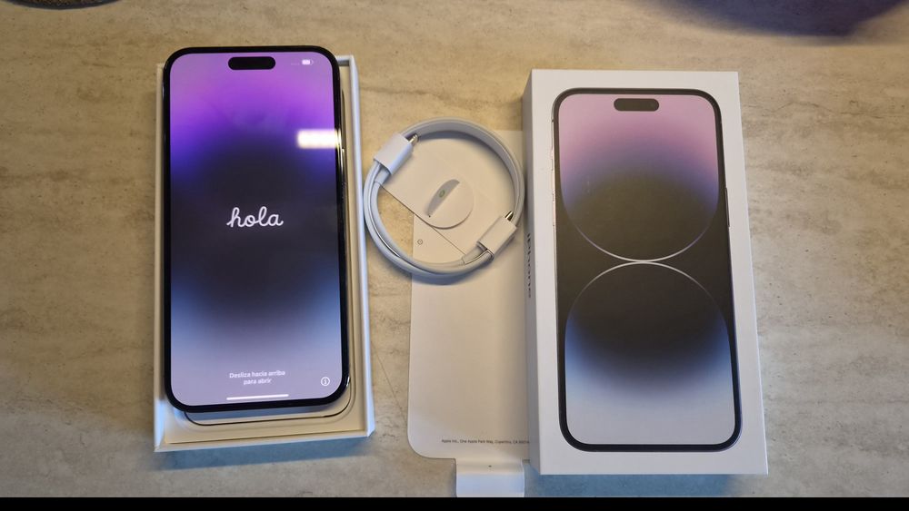 iPhone 14 Pro Max 256GB Deep Purple – stare foarte bună, cutie + factură