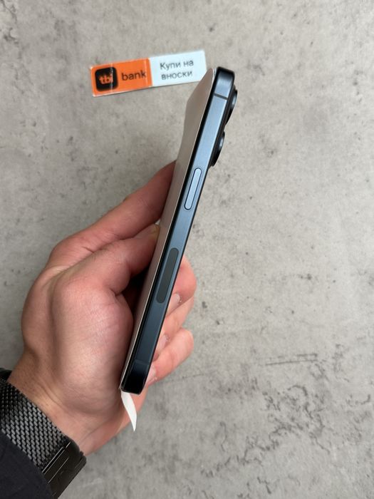 100% 128* iPhone 15 pro* 18€/м Blue Titanium айфон 15 про син