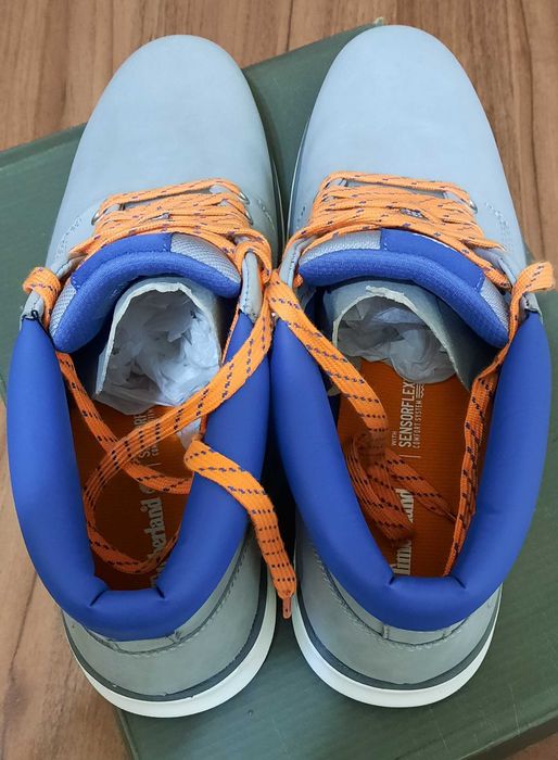 Timberland Ghete de piele nabuc Bradstreet Gri marimea EU45